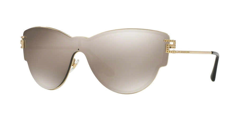 Versace VE2172B Cat Eye Sunglasses  12525A-PALE GOLD 42-142-140 - Color Map gold