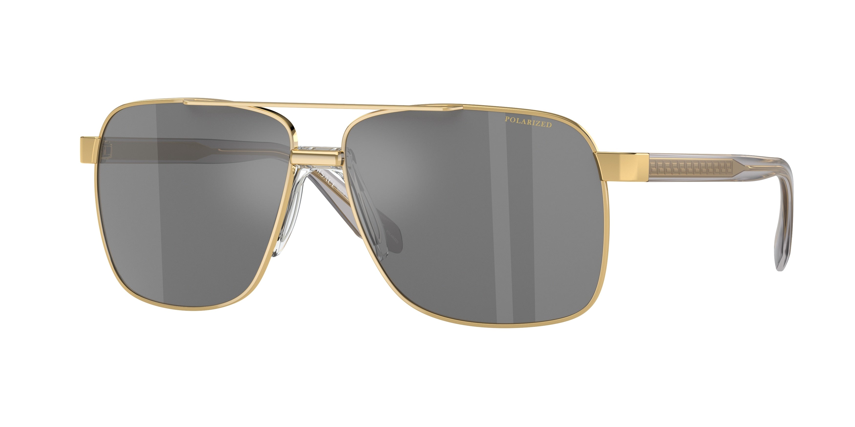 Versace VE2174 Square Sunglasses  1002Z3-Gold 59-145-13 - Color Map Gold