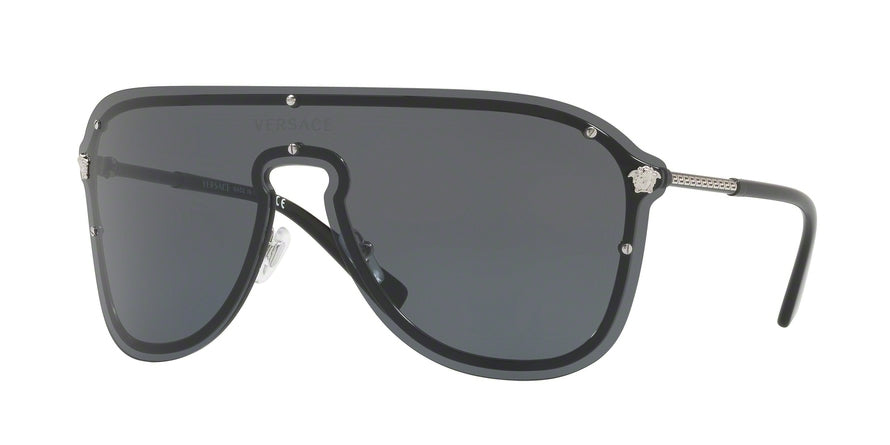 Versace VE2180 Pilot Sunglasses  100087-SILVER 44-144-125 - Color Map grey