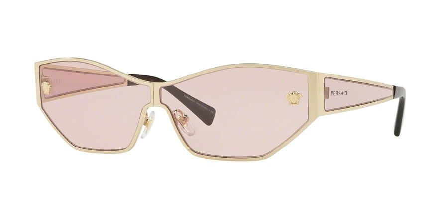 Versace VE2205 Butterfly Sunglasses  1252/5-PALE GOLD 67-3-140 - Color Map gold