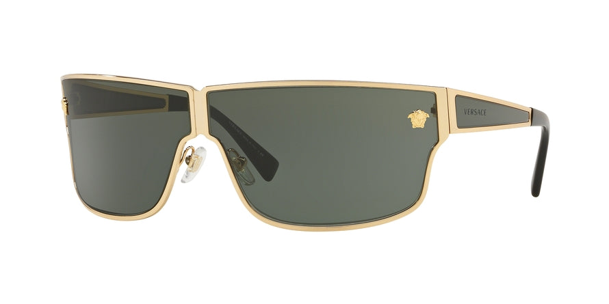 Versace VE2206 Rectangle Sunglasses  100271-GOLD 72-5-130 - Color Map gold