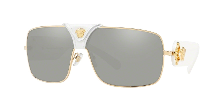 Versace SQUARED BAROQUE VE2207QA Square Sunglasses  10026G-GOLD 38-138-140 - Color Map gold