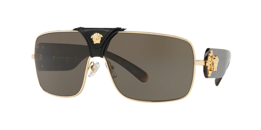 Versace SQUARED BAROQUE VE2207Q Square Sunglasses  1002/3-GOLD 38-138-140 - Color Map gold
