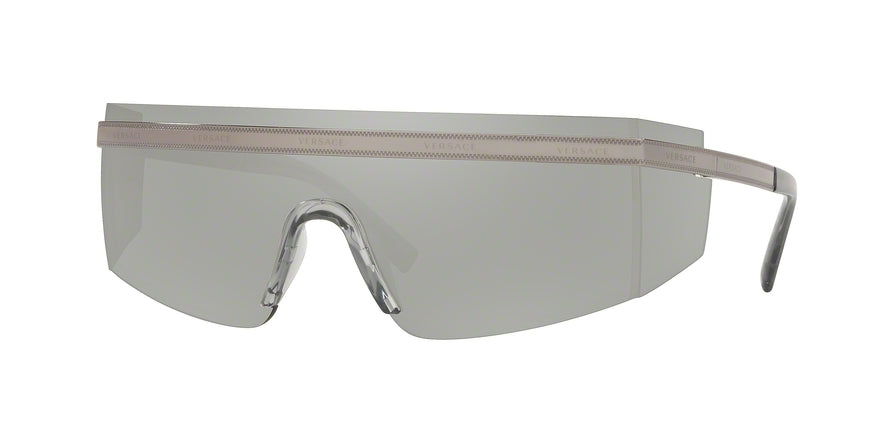 Versace VE2208 Irregular Sunglasses  10016G-GUNMETAL 45-145-115 - Color Map gunmetal