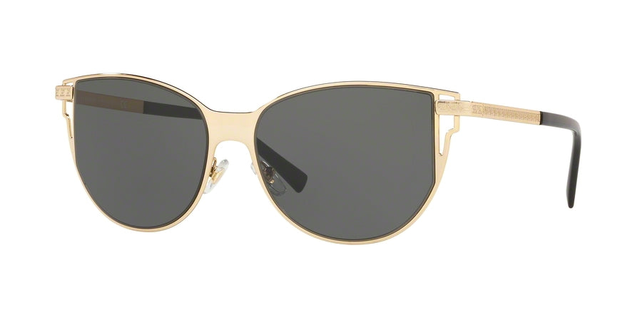 Versace VE2211 Cat Eye Sunglasses  100287-GOLD 56-16-140 - Color Map gold