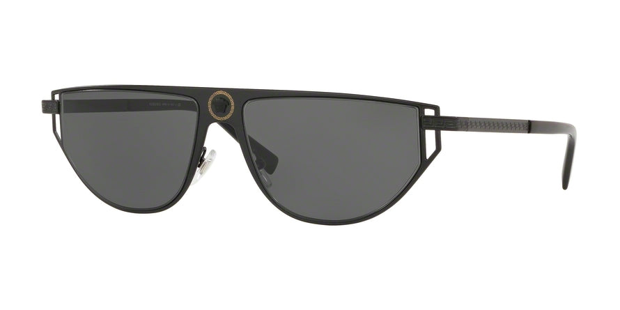 Versace VE2213 Cat Eye Sunglasses  100987-MATTE BLACK 57-15-140 - Color Map black