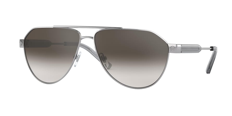 Versace VE2223 Pilot Sunglasses  10016I-GUNMETAL 62-13-140 - Color Map gunmetal
