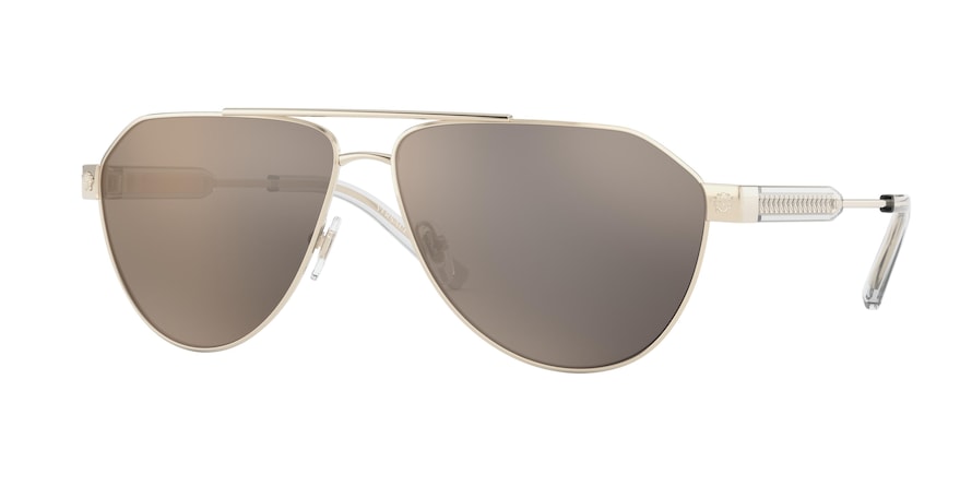 Versace VE2223 Pilot Sunglasses  10025A-GOLD 62-13-140 - Color Map gold