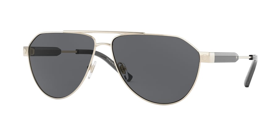 Versace VE2223 Pilot Sunglasses  100287-GOLD 62-13-140 - Color Map gold