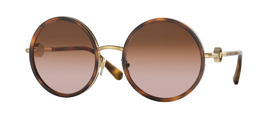 Versace VE2229 Round Sunglasses  100213-HAVANA 56-22-140 - Color Map havana