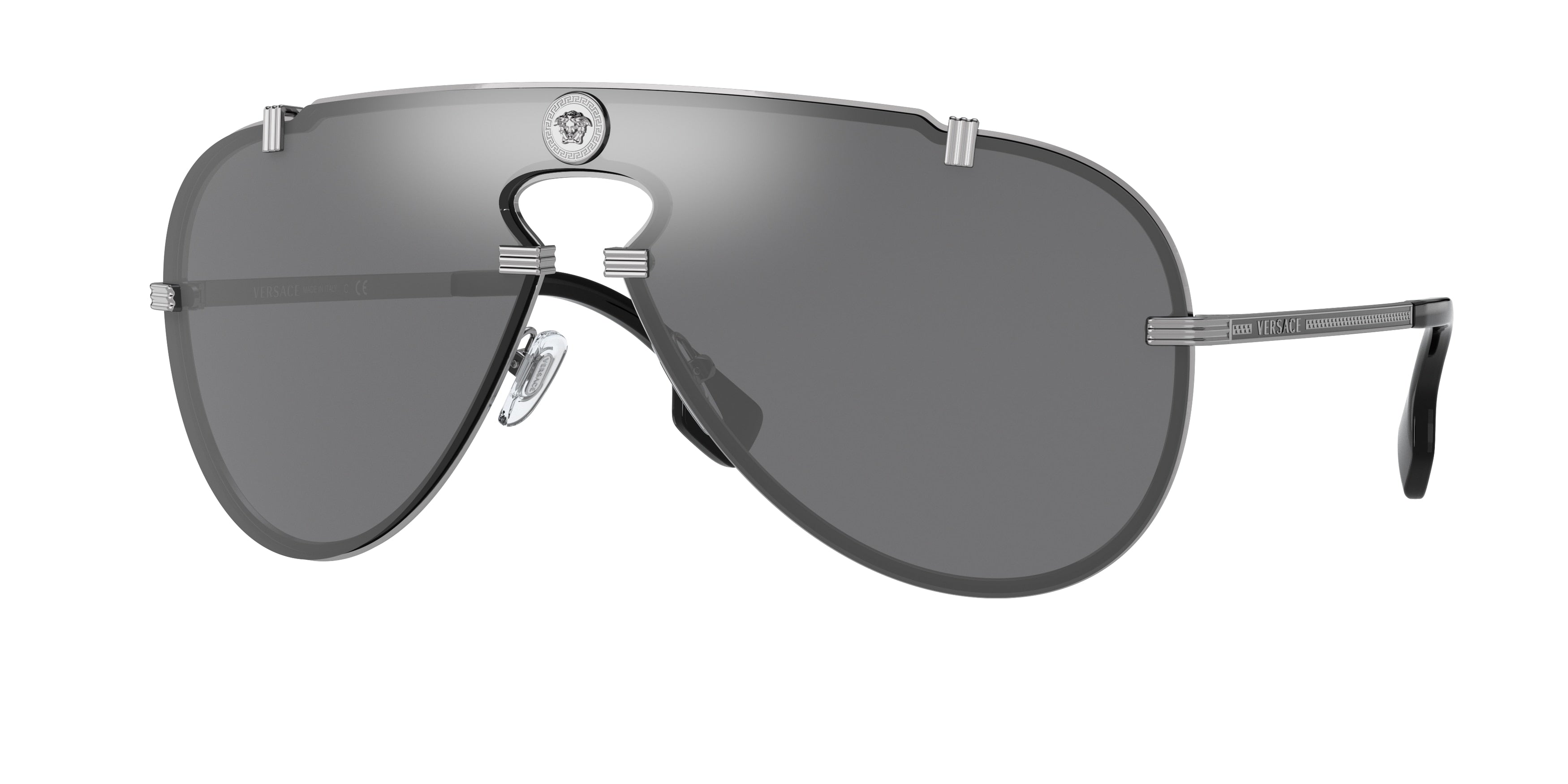 Versace VE2243 Pilot Sunglasses  10016G-Gunmetal 0-140-143 - Color Map Grey