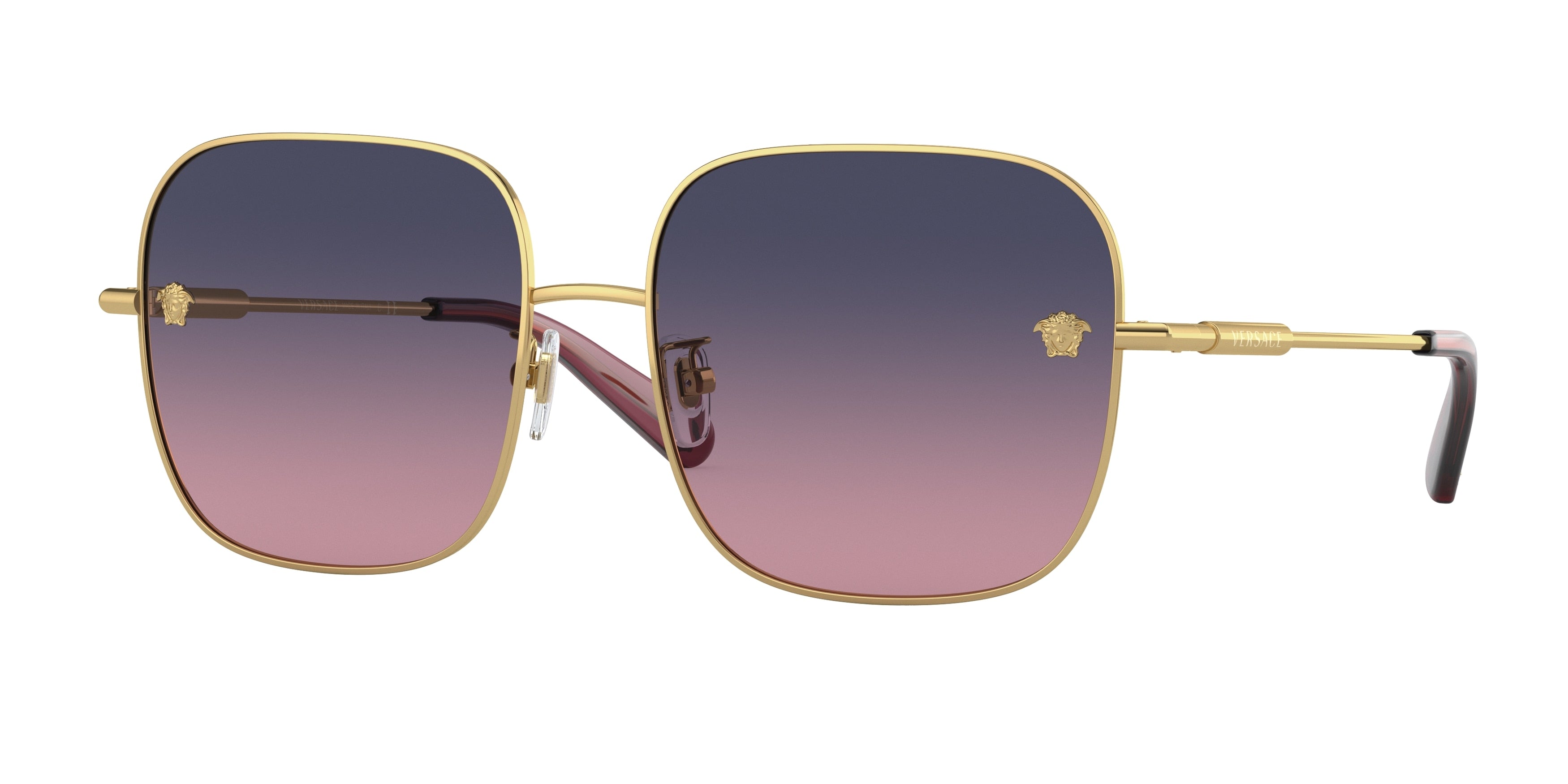 Versace VE2246D Square Sunglasses  1002I6-Gold 58-145-17 - Color Map Gold
