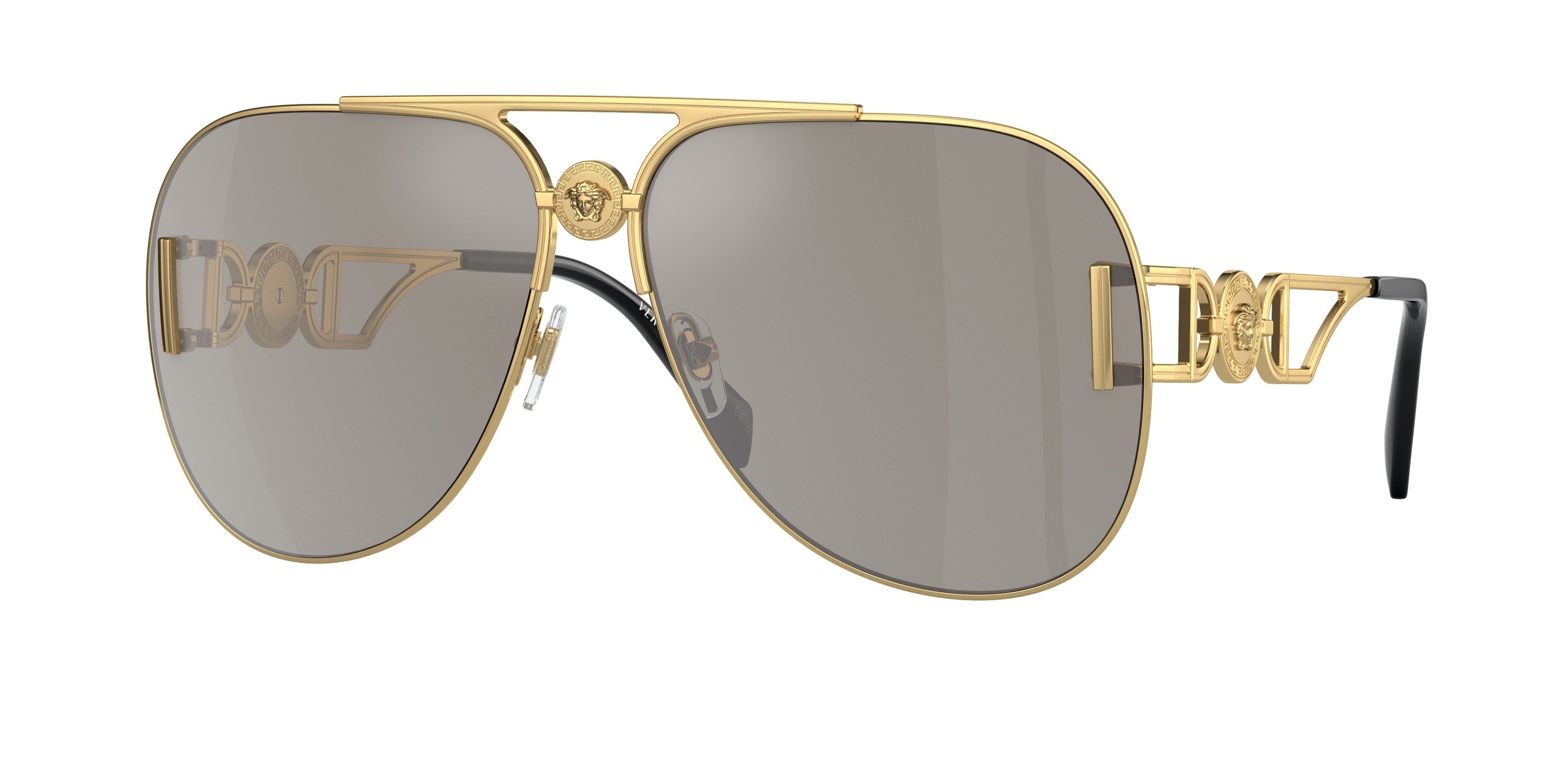 Versace VE2255 Pilot Sunglasses  10026G-Gold 63-145-13 - Color Map Gold