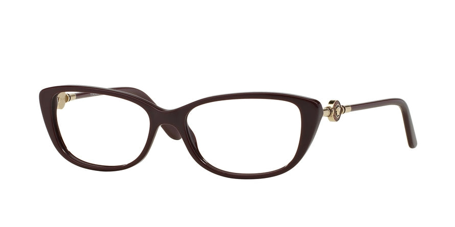 Versace VE3206A Cat Eye Eyeglasses  5105-BORDEAUX 54-15-140 - Color Map bordeaux