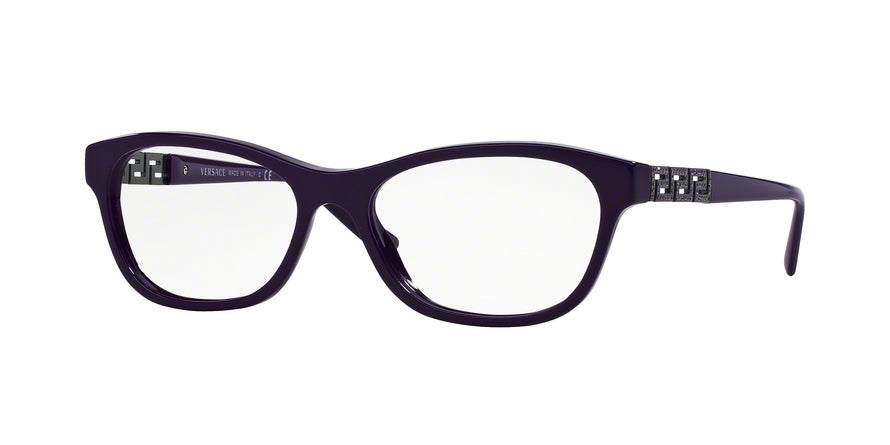 Versace VE3212B Irregular Eyeglasses  5064-EGGPLANT 54-16-140 - Color Map violet