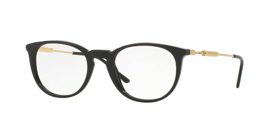 Versace VE3227 Phantos Eyeglasses  GB1-BLACK 51-20-140 - Color Map black