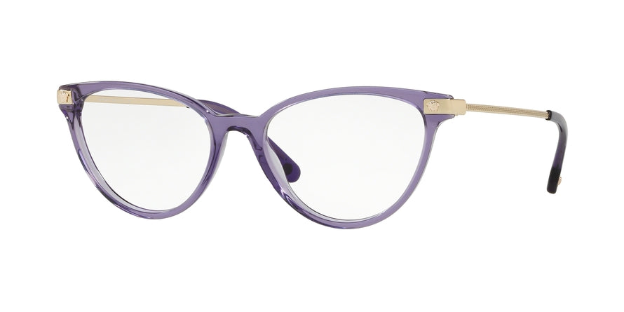 Versace VE3261 Cat Eye Eyeglasses  5160-TRANSPARENT VIOLET 54-17-140 - Color Map violet