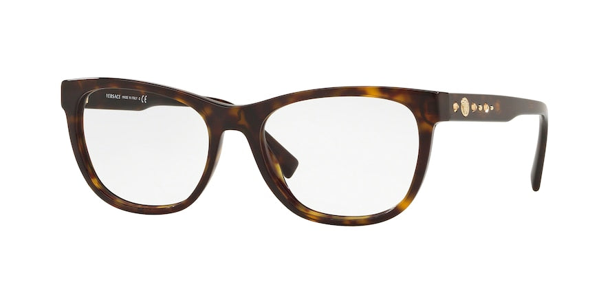 Versace VE3263B Pillow Eyeglasses  108-DARK HAVANA 54-17-140 - Color Map havana