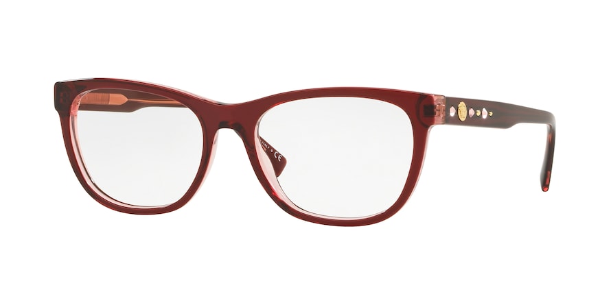 Versace VE3263B Pillow Eyeglasses  5290-TRANSPARENT RED 54-17-140 - Color Map red