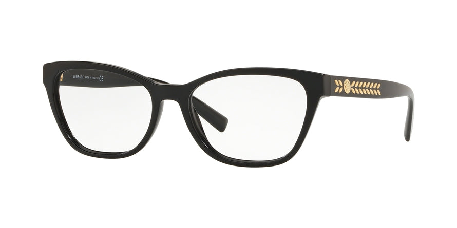 Versace VE3265A Pillow Eyeglasses  GB1-BLACK 54-16-140 - Color Map black