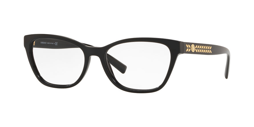 Versace VE3265 Pillow Eyeglasses  GB1-BLACK 54-16-140 - Color Map black