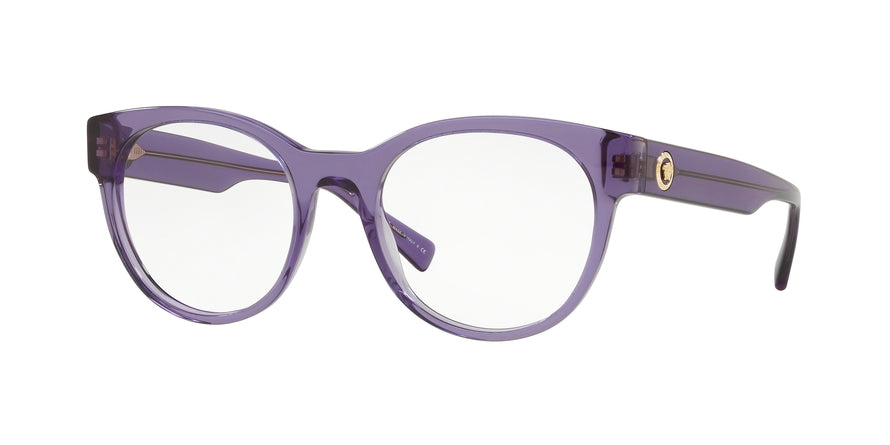 Versace VE3268 Phantos Eyeglasses  5160-TRANSPARENT VIOLET 51-19-140 - Color Map violet