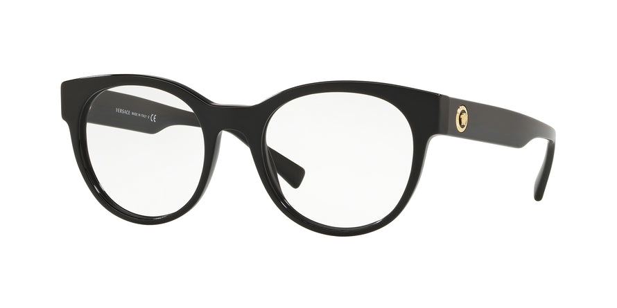 Versace VE3268 Phantos Eyeglasses  GB1-BLACK 49-19-140 - Color Map black