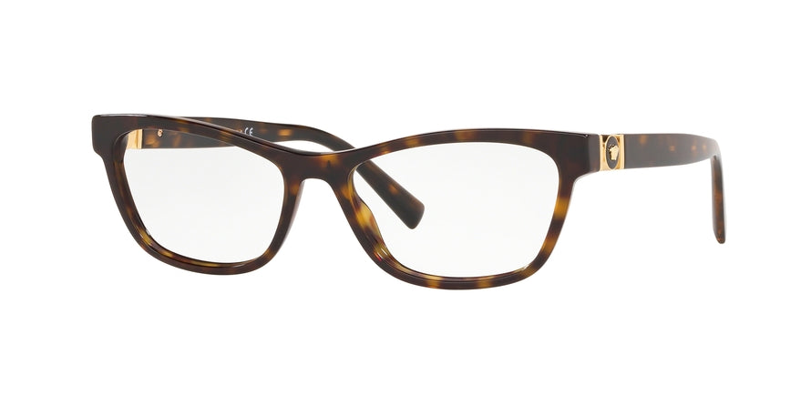 Versace VE3272A Pillow Eyeglasses  108-DARK HAVANA 54-16-140 - Color Map havana