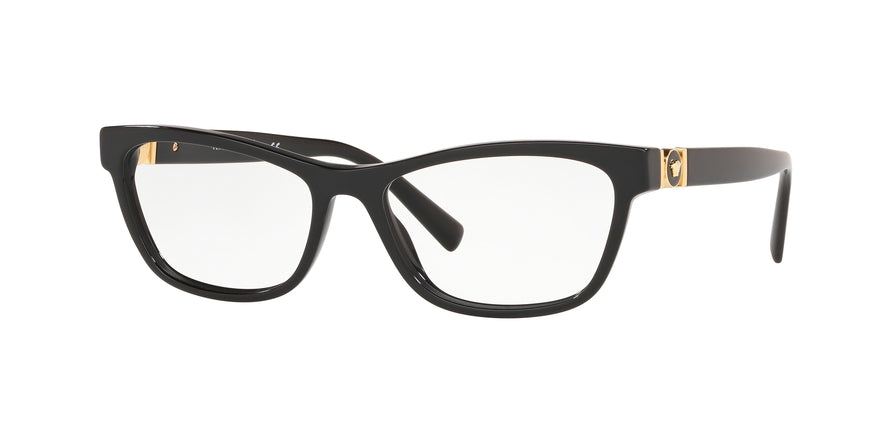 Versace VE3272 Pillow Eyeglasses  GB1-BLACK 54-16-140 - Color Map black