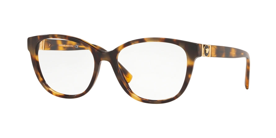 Versace VE3273 Round Eyeglasses  5306-HAVANA 54-16-140 - Color Map havana
