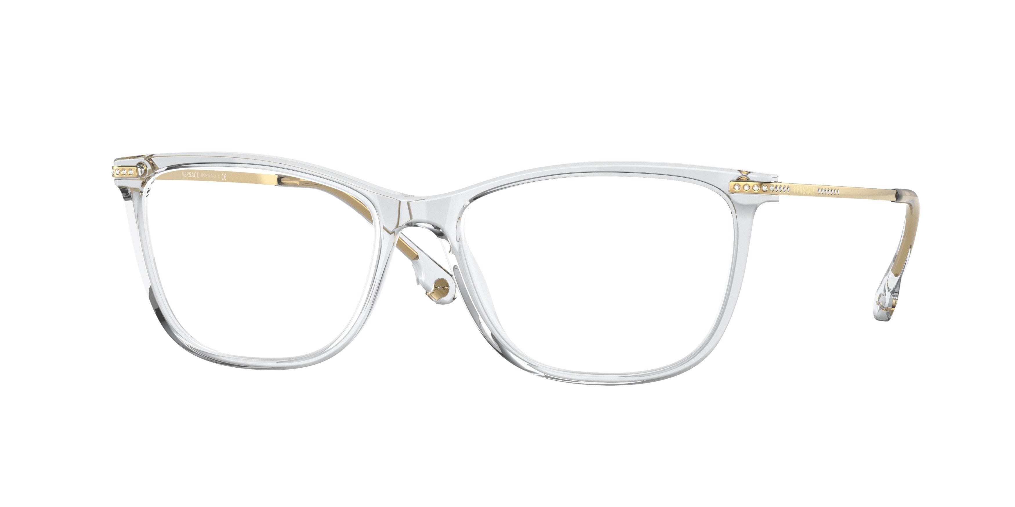 Versace VE3274B Pillow Eyeglasses  5305-Transparent Grey 54-140-16 - Color Map Grey