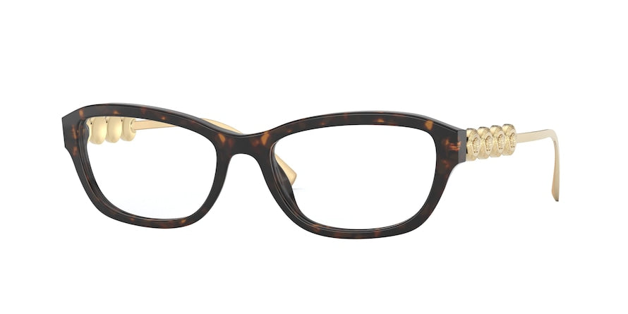 Versace VE3279A Pillow Eyeglasses  108-DARK HAVANA 54-17-135 - Color Map havana