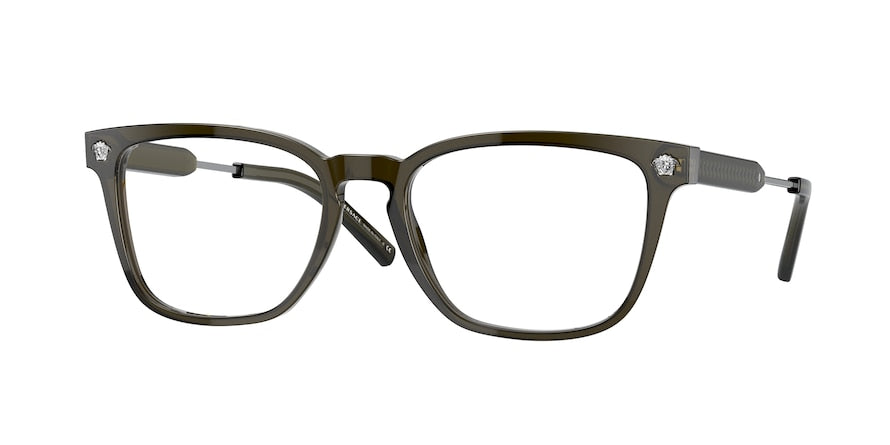 Versace VE3290 Phantos Eyeglasses  200-TRANSPARENT GREEN 54-18-140 - Color Map green