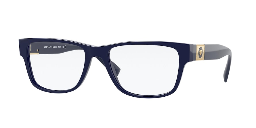 Versace VE3295 Rectangle Eyeglasses  5342-BLUE 56-18-140 - Color Map blue