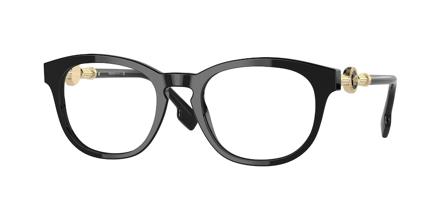Versace VE3310F Phantos Eyeglasses  GB1-BLACK 52-20-140 - Color Map black