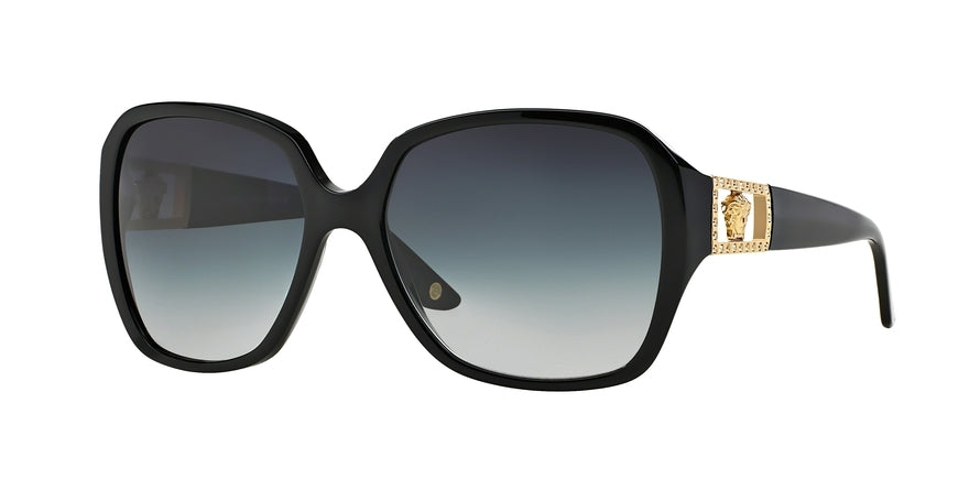 Versace VE4242B Square Sunglasses  GB1/8G-BLACK 57-16-135 - Color Map black