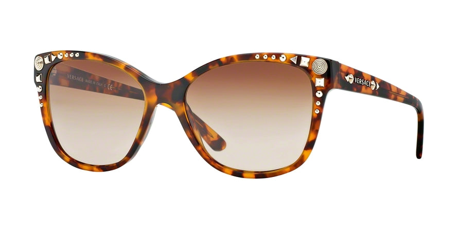 Versace VE4270 Butterfly Sunglasses  507413-HAVANA 56-17-140 - Color Map brown