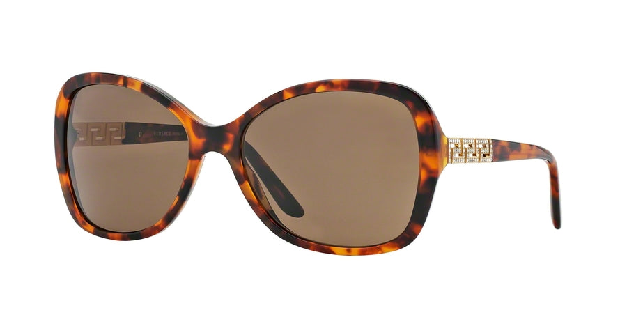 Versace VE4271B Butterfly Sunglasses  507473-HAVANA 58-17-135 - Color Map brown
