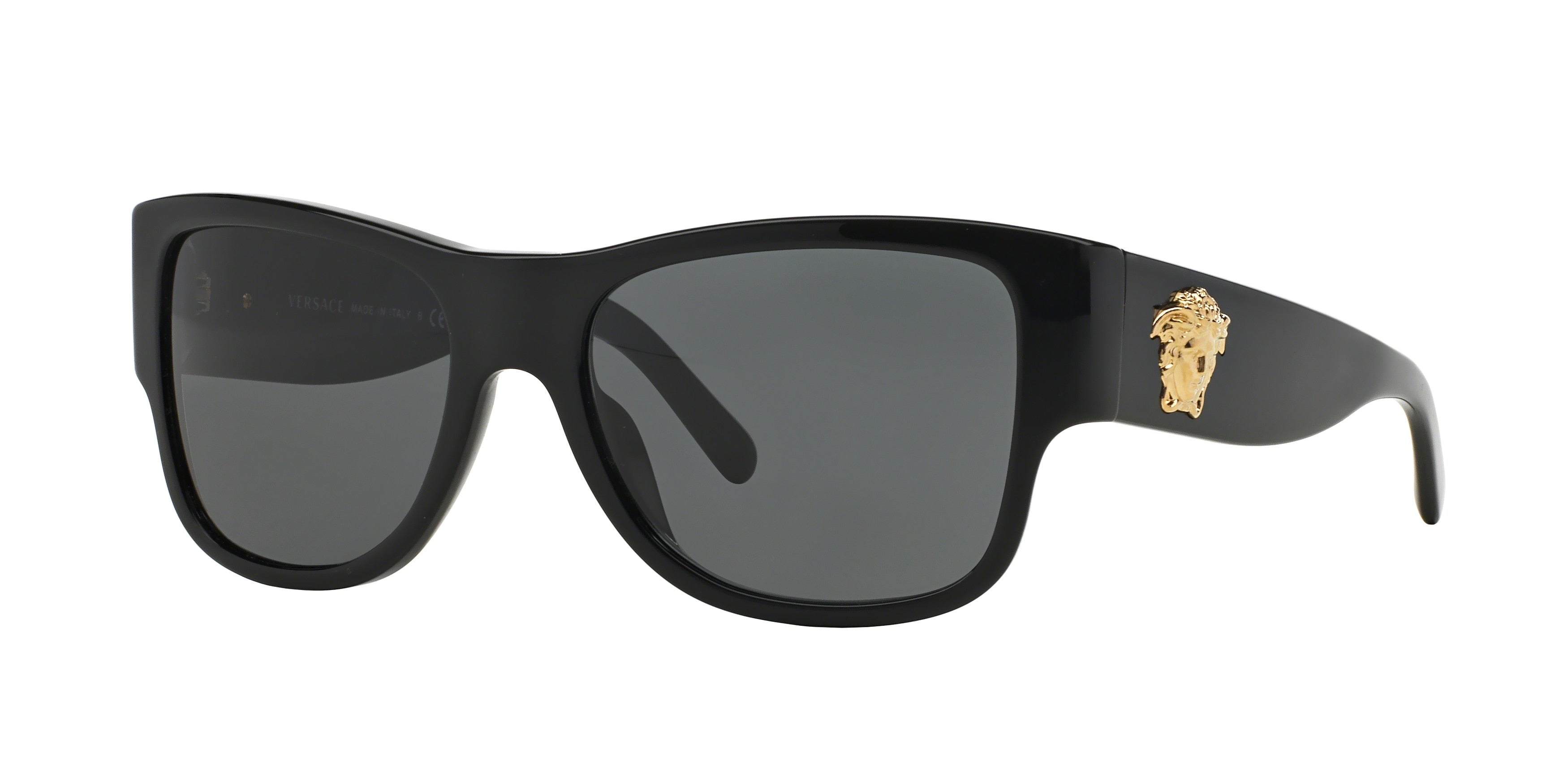 Versace VE4275 Square Sunglasses  GB1/87-Black 58-140-18 - Color Map Black
