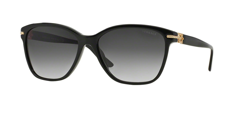 Versace VE4290BA Square Sunglasses  GB1/8G-BLACK 57-16-140 - Color Map black