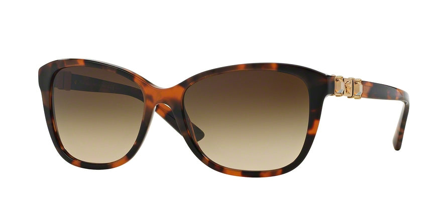 Versace VE4293B Cat Eye Sunglasses  944/13-HAVANA 57-17-140 - Color Map brown