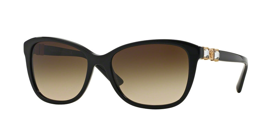 Versace VE4293B Cat Eye Sunglasses  GB1/13-BLACK 57-17-140 - Color Map black