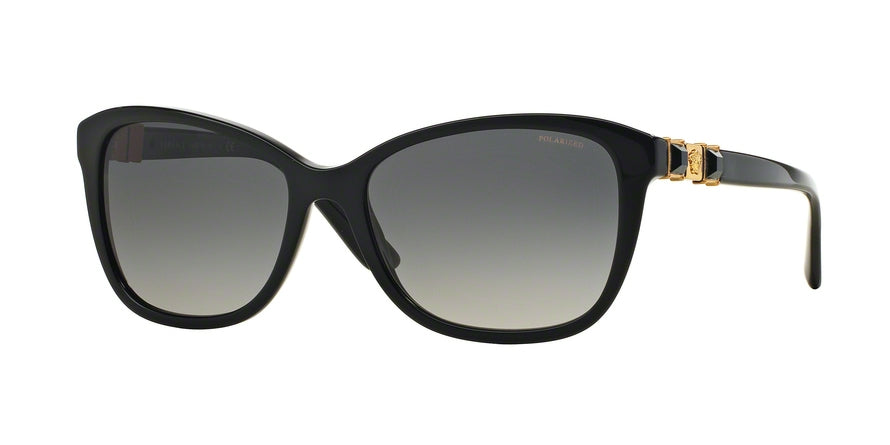 Versace Mod. 4293-B Black Frame Polarized Grey Gradient Lens Cat Eye Sunglasses Versace VE 4293B Sunglasses | FREE Shipping - Go-Optic.com  main image 2