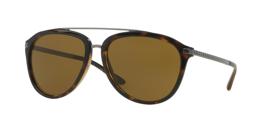 Versace VE4299 Pilot Sunglasses  108/73-HAVANA 58-17-140 - Color Map brown