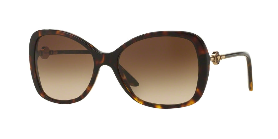 Versace VE4303A Butterfly Sunglasses  108/13-HAVANA 58-17-140 - Color Map brown