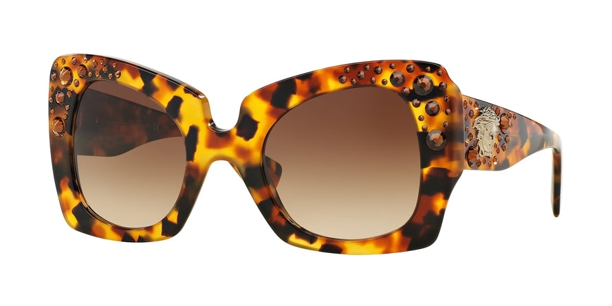 Versace VE4308B Butterfly Sunglasses  511913-HAVANA 54-22-140 - Color Map brown