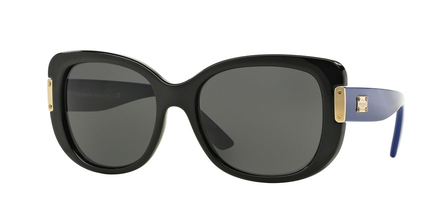 Versace VE4311 Square Sunglasses  GB1/87-BLACK 56-18-140 - Color Map black
