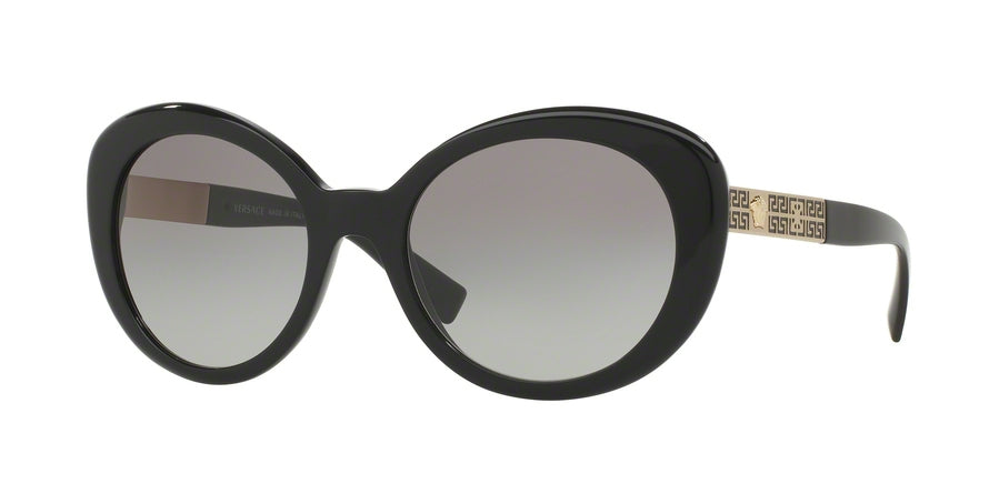 Versace VE4318A Oval Sunglasses  GB1/11-BLACK 55-20-140 - Color Map black