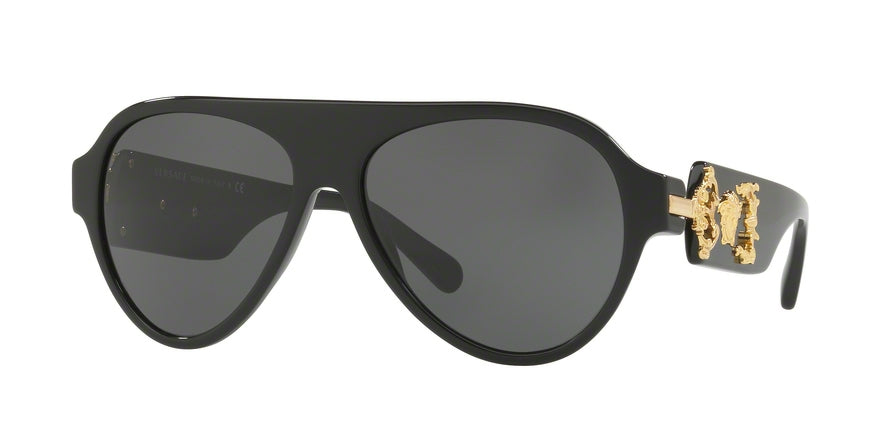 Versace VE4323 Pilot Sunglasses  GB1/87-BLACK 58-15-140 - Color Map black