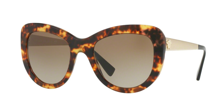 Versace VE4325A Cat Eye Sunglasses  520813-HAVANA 54-21-140 - Color Map brown